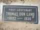Lieut Thomas Don Lamb