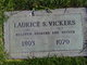  Laurice Samuel Vickers