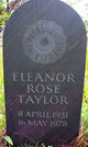  Eleanor Rose <I>Tremblay</I> Taylor