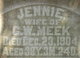  Jennie <I>Eaton</I> Meek