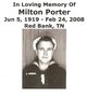  Milton O Porter