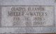  Gladys Eleanor <I>Miller</I> Waters