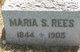  Maria Susan <I>Dallas</I> Rees