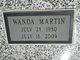  Wanda J. <I>Wall</I> Martin