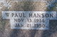  W. Paul Hanson
