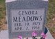  Genora A. <I>Rorrer</I> Meadows