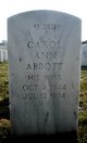  Carol Ann Abbott