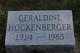  Geraldine Ruth “Jerry” <I>Parker</I> Hockenberger