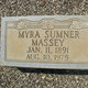 Myra Sumner Massey Photo