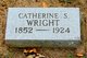  Catherine E <I>Smith</I> Wright