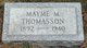  Mayme <I>Morford</I> Thomasson
