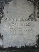  Minnie Suzanne Caldwell