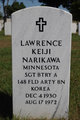 Sgt Lawrence Keiji Narikawa