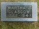  Martha Jane <I>Fowler</I> Glasgow