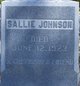  Sallie Johnson
