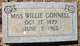  Willie Connell