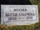  Mary Elizabeth “Bettie” <I>Cook</I> Caldwell