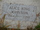  Alice Jane <I>King</I> Johnson