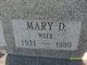  Mary D Edwards