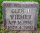 Glen Harvey Wiemer