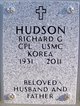 Corp Richard G. “Dick” Hudson