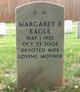  Margaret Elizabeth <I>Bell</I> Eagle