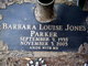  Barbara Louise <I>Jones</I> Parker