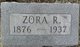  Elzora “Zora” <I>Roseberry</I> Short