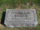  Donald Earl Wallick
