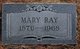  Mary Ann <I>Warrington</I> Ray