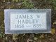  James Wesley Hadley
