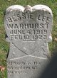  Bessie Lee Warhurst