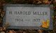 Henry Harold Miller