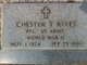 PFC Chester T Rives