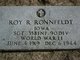 Sgt Roy R Ronnfeldt