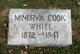  Minerva <I>Cook</I> White