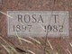  Rosa T. <I>Hirt</I> Redd