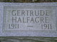  Gertrude Halfacre