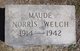  Maude <I>Norris</I> Welch