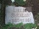  Lillie B <I>Setzer</I> Shealor