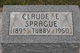  Claude Eugene “Tubby” Sprague