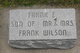  Frank E Wilson