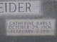  Catherine <I>Rawls</I> Schneider
