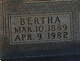  Bertha Amelia <I>Brattain</I> Martin