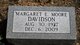 Margaret Elizabeth <I>Moore</I> Davidson