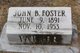  John B. “Johnnie” Foster