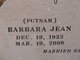  Barbara Jean <I>Putnam</I> Gair