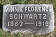  Minnie Florence <I>Burnside</I> Schwartz