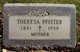  Theresa <I>Thaler</I> Pfister