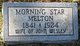  Morning Star <I>Melton</I> Melton